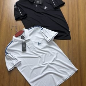 202 Sports Polo 2pis combo-BLACK/WHI