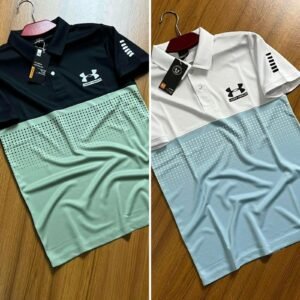203 Sports Polo 2pis combo-black/whi
