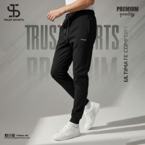 Dube febric joggers-Black